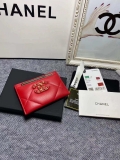 Chanel AP0960 19 CLASSIC CARD HOLDER Lambskin Red