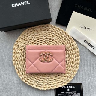 Chanel AP0941 CLASSIC CARD HOLDER Lambskin Pink