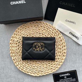 Chanel AP0941 CLASSIC CARD HOLDER Lambskin Black