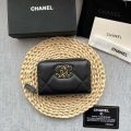 Chanel AP0945 CARD HOLDER Lambskin Black