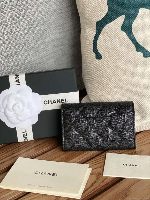 Chanel AP0214 Card Holder Calfskin CC65010