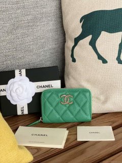 Chanel AP3225 Card Holder Calfskin CC65021