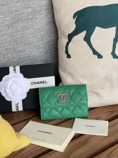 Chanel AP3186 23S Flap Card Holder Calfskin CC65033