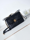 Chanel AS4305 Small Flap bag 23K Lambskin Black