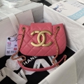 Chanel AS4609 Small Messenger bag Lambskin Red