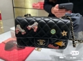 Chanel 24C AS1116 Small Flap bag Lambskin A69900 Black