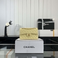 Chanel A01117 Flap Handbag Classic Bag Light Yellow Lambskin