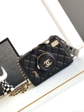 Chanel AS4817 Camera Case Black Lambskin Bag