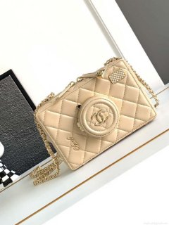 Chanel AS4817 Camera Case Apricot Lambskin Bag