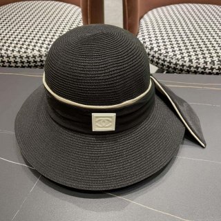 Chanel Hat Designer Chanel Woven Straw Hat C88131