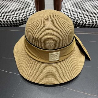 Chanel Hat Designer Chanel Woven Straw Hat C88132