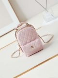 Chanel Ap3753 CLASSIC MINI Backpack Lambskin Pink