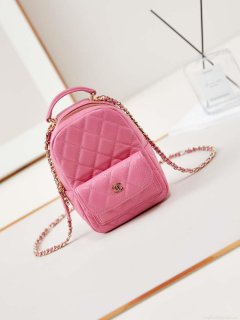 Chanel Ap3753 CLASSIC MINI Backpack Calfskin Hot Pink