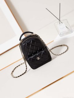 Chanel Ap3753 CLASSIC MINI Backpack Lambskin Black