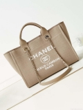 Chanel AS3257 Small Shopping Bag Mixed Fibers Calfskin & Gold-Tone Metal CC8009