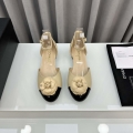 Chanel Women’s G31318 Camellia shoes Lambskin Sandals Shoes CC91002