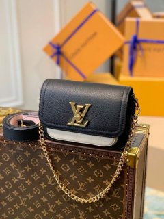 LV M58557 Louis Vuitton Lockme Tender Bag M58555 M58554 Black