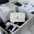 Chanel AS2714 Chanel Crossbody Bag Calfskin White