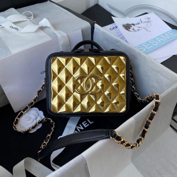 Chanel AS2900 Vanity Case Lambskin Black