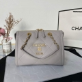 Chanel AS2749 Small Bowling Bag gray