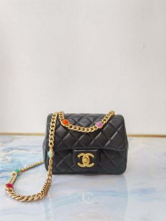 Chanel AS2379 Flap Bag Lambskin Black