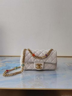 Chanel AS2380 Flap Bag Lambskin B05098 White