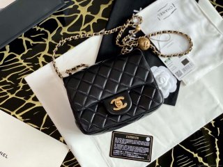 Chanel As1786 Flap Bag NA106 Shoulder Handbag B02916 Lambskin Black