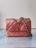 Chanel AS1160 Chanel 19 Flap B02511 N6512 Lambskin Bag Pink