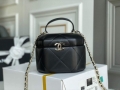 Chanel AS2630 Small Vanity Case Lambskin Black