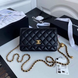 Chanel Wallet on Chain Lambskin AP1450 Black