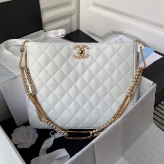 Chanel AS2977 Small Box Bag Shoulder bag White