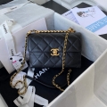 Chanel AS3011 Small Flap Bag Lambskin Black