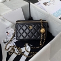 Chanel AP2303 Clutch With Chain in Lambskin Black