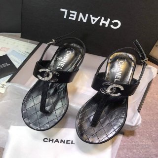 Chanel Women’s Sandals Chanel Slippers Lambskin C90151