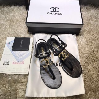 Chanel Women’s Sandals Chanel Slippers Lambskin C90155