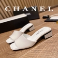 Chanel Women’s Sandals Chanel Slippers Lambskin Heel 45mm C90179