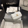 Chanel AS1163 Chanel Flap bag Lambskin White