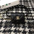 Chanel A68046 Chanel Mini Flap bag Lambskin Black