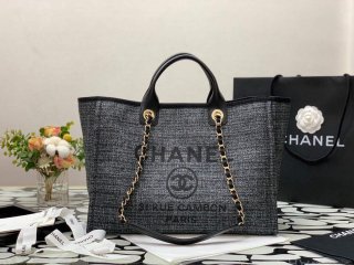 Chanel A66941 Chanel Large Shopping Bag Tote Shoulder Black