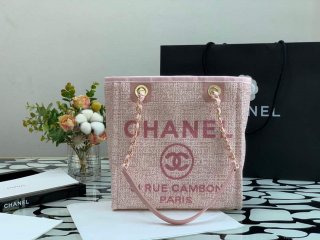 Chanel A66941 Chanel Medium Shopping Bag Tote Shoulder Pink