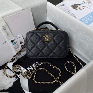 Chanel AP2634 Small Vanity with Chain Bag Black