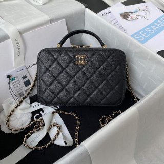 Chanel AS3168 Vanity with Chain Bag Black