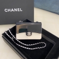 Chanel AS2534 Acrylic Mini Flap Bag White and Black