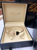 Chopard HAPPY HEARTS Barcelet857482-5200 Rose Gold ONYX