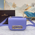 Delvaux AA0574 Lingot Alpina Calf Bag Purple