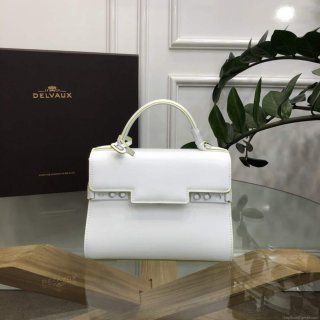 Delvaux AA0611 Tempête MM Bag White