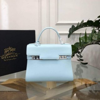 Delvaux AA0611 Tempête MM Bag Celadon