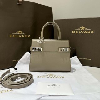 Delvaux AA0616 Tempête Crush in Jumping Calf Gray