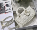 Dior M0540 Lady D-joy Calfskin Bag White