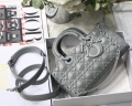 Dior M0540 Lady D-joy Calfskin Bag Gray